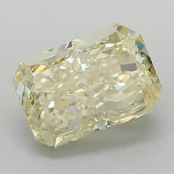 1.56Ct Fancy Yellow VS2 GCAL Certified Radiant Lab Grown Diamond(Diamond 24 320040265)