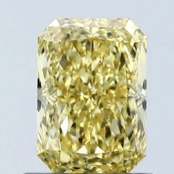 1.09Ct Vivid Yellow VS1 IGI Certified Radiant Lab Grown Diamond(Diamond 24 678569702)