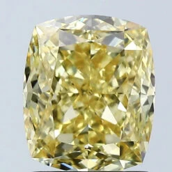 2.05Ct Vivid Yellow VVS2 IGI Certified Cushion Lab Grown Diamond(Diamond 24 678569628)