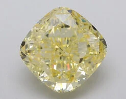 3.02Ct Intense Yellow VS1 IGI Certified Cushion Lab Grown Diamond(Diamond 24 618485770)