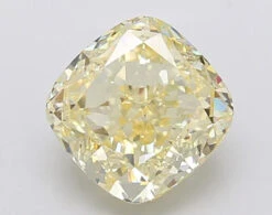 2.57Ct Intense Yellow VS1 IGI Certified Cushion Lab Grown Diamond(Diamond 24 602390130)