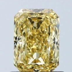 1.04Ct Vivid Yellow VVS2 IGI Certified Radiant Lab Grown Diamond(Diamond 24 678506889)