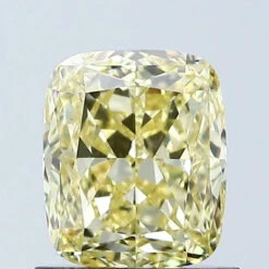 1.06Ct Intense Yellow VS1 IGI Certified Cushion Lab Grown Diamond(Diamond 24 675592263)