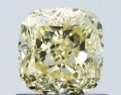 1Ct Intense Yellow VVS2 IGI Certified Cushion Lab Grown Diamond(Diamond 24 671438976)