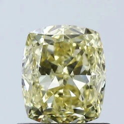 1.05Ct Intense Yellow VVS2 IGI Certified Cushion Lab Grown Diamond(Diamond 24 678509030)