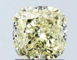 1.58Ct Intense Yellow VS1 IGI Certified Cushion Lab Grown Diamond(Diamond 24 671433119)