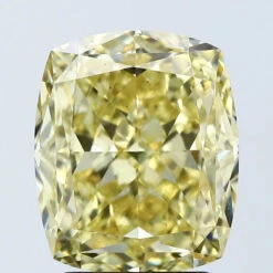 4.02Ct Intense Yellow VS2 IGI Certified Cushion Lab Grown Diamond(Diamond 24 675591459)