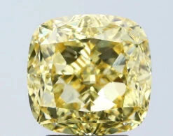 4.07Ct Vivid Yellow VS2 IGI Certified Cushion Lab Grown Diamond(Diamond 24 671438875)