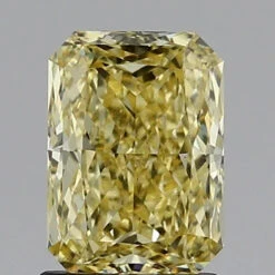 1.55Ct Vivid Yellow VS1 IGI Certified Radiant Lab Grown Diamond(Diamond 24 698550781)