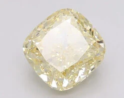 3.54Ct Intense Yellow VS1 IGI Certified Cushion Lab Grown Diamond(Diamond 24 595380947)