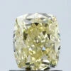 1.06Ct Intense Yellow VS1 IGI Certified Cushion Lab Grown Diamond(Diamond 24 679512365)