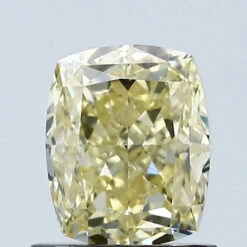 1.06Ct Intense Yellow VS1 IGI Certified Cushion Lab Grown Diamond(Diamond 24 679512365)