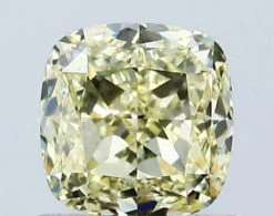 1.06Ct Fancy Yellow VS2 IGI Certified Cushion Lab Grown Diamond(Diamond 24 671438951)