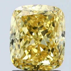 2.06Ct Vivid Yellow VS1 IGI Certified Cushion Lab Grown Diamond(Diamond 24 678508554)