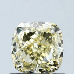 1.05Ct Fancy Yellow VS1 IGI Certified Cushion Lab Grown Diamond(Diamond 24 679512281)