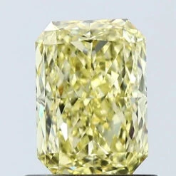 1.08Ct Vivid Yellow VS1 IGI Certified Radiant Lab Grown Diamond(Diamond 24 677508278)