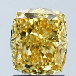 2.04Ct Vivid Yellow VVS2 IGI Certified Cushion Lab Grown Diamond(Diamond 24 678508738)