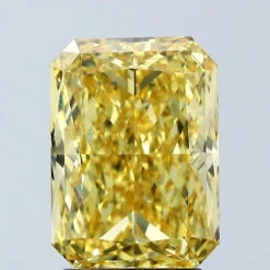 3.06Ct Vivid Yellow VS1 IGI Certified Radiant Lab Grown Diamond(Diamond 24 677508366)