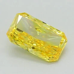 1Ct Vivid Yellow VVS2 IGI Certified Radiant Lab Grown Diamond(Diamond 24 478128836)