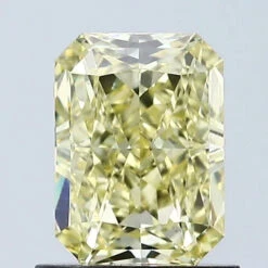 1.02Ct Intense Yellow VS1 IGI Certified Radiant Lab Grown Diamond(Diamond 24 677508394)