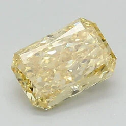 1.02Ct Vivid Yellow SI1 GCAL Certified Radiant Lab Grown Diamond(Diamond 24 320810142)