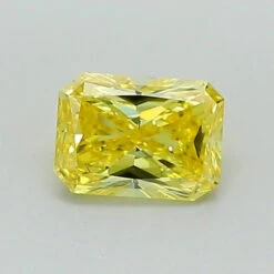 0.5Ct Vivid Yellow SI1 IGI Certified Radiant Lab Grown Diamond(Diamond 24 597374806)