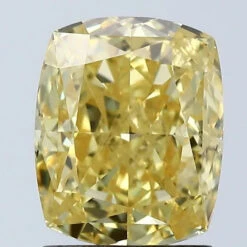 2.01Ct Vivid Yellow VS1 IGI Certified Cushion Lab Grown Diamond(Diamond 24 680558052)