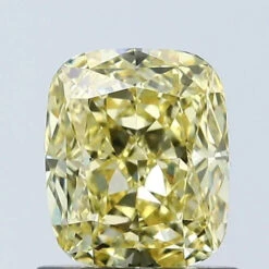 1.06Ct Intense Yellow VS1 IGI Certified Cushion Lab Grown Diamond(Diamond 24 675590452)