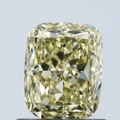 1.01Ct Intense Yellow VVS2 IGI Certified Cushion Lab Grown Diamond(Diamond 24 677508287)