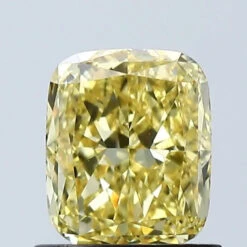 1.03Ct Vivid Yellow VVS2 IGI Certified Cushion Lab Grown Diamond(Diamond 24 680558056)