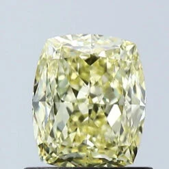 1.01Ct Intense Yellow VVS2 IGI Certified Cushion Lab Grown Diamond(Diamond 24 678508578)
