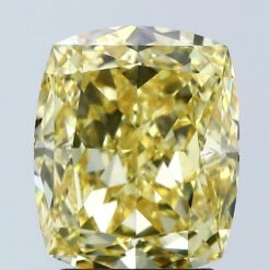3.04Ct Vivid Yellow VVS2 IGI Certified Cushion Lab Grown Diamond(Diamond 24 679517381)