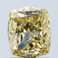 2.01Ct Intense Yellow VS2 IGI Certified Cushion Lab Grown Diamond(Diamond 24 678509050)