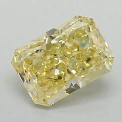 1.08Ct Intense Yellow VS2 GCAL Certified Radiant Lab Grown Diamond(Diamond 24 320960265)