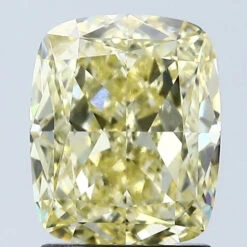 2.04Ct Intense Yellow VVS2 IGI Certified Cushion Lab Grown Diamond(Diamond 24 678526098)