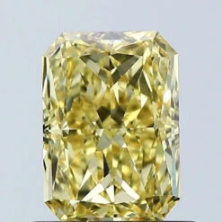 1.03Ct Vivid Yellow VVS2 IGI Certified Radiant Lab Grown Diamond(Diamond 24 678569661)