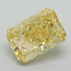 1.6Ct Intense Yellow SI1 GCAL Certified Radiant Lab Grown Diamond(Diamond 24 320170086)