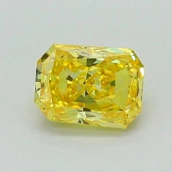 0.58Ct Vivid Yellow VS1 IGI Certified Radiant Lab Grown Diamond(Diamond 24 597374807)
