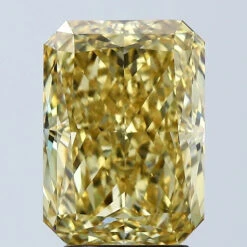 4.04Ct Vivid Yellow VVS2 IGI Certified Radiant Lab Grown Diamond(Diamond 24 678509132)