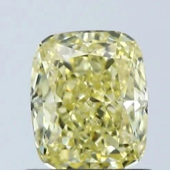 1.03Ct Vivid Yellow VS1 IGI Certified Cushion Lab Grown Diamond(Diamond 24 677508314)
