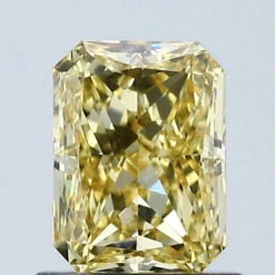 1.02Ct Vivid Yellow VS1 IGI Certified Radiant Lab Grown Diamond(Diamond 24 678589659)