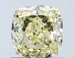 1.04Ct Fancy Yellow VS1 IGI Certified Cushion Lab Grown Diamond(Diamond 24 671433121)