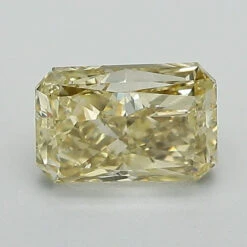 1.53Ct Vivid Yellow SI2 GCAL Certified Radiant Lab Grown Diamond(Diamond 24 320170073)