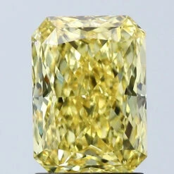 2.06Ct Vivid Yellow VS1 IGI Certified Radiant Lab Grown Diamond(Diamond 24 678506869)