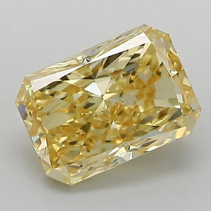 1.51Ct Vivid Yellow SI1 GCAL Certified Radiant Lab Grown Diamond(Diamond 24 320810129) 3 1.51Ct Vivid Yellow SI1 GCAL Certified Radiant Lab Grown Diamond(Diamond 24 320810129)