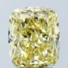3.05Ct Vivid Yellow VS1 IGI Certified Cushion Lab Grown Diamond(Diamond 24 678509139)