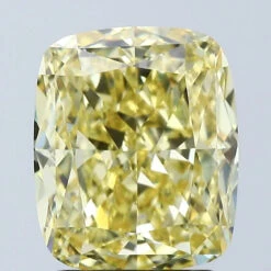 3.05Ct Vivid Yellow VS1 IGI Certified Cushion Lab Grown Diamond(Diamond 24 678509139)