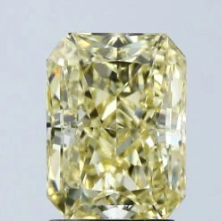 2.28Ct Intense Yellow VVS2 IGI Certified Radiant Lab Grown Diamond(Diamond 24 671447302)