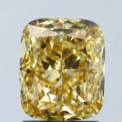 2.07Ct Vivid Yellow VVS2 IGI Certified Cushion Lab Grown Diamond(Diamond 24 678508560)