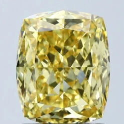 2.03Ct Vivid Yellow VVS2 IGI Certified Cushion Lab Grown Diamond(Diamond 24 678509044)